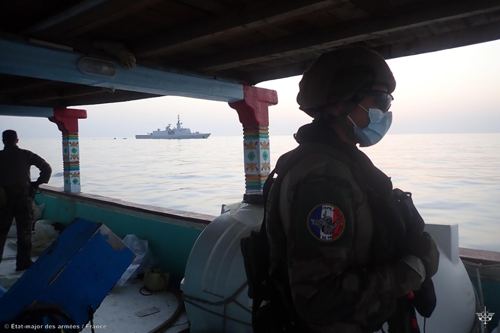 Oman, Feb. 17. (French Marine Nationale photo)